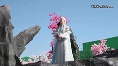 电视剧<幻城>幕后花絮:樱空释岚裳樱花岛恩怨