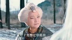 电视剧<幻城>之封天婆婆阻止卡索回刃雪城