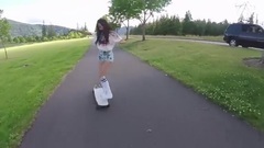 Hyojoo'S US Trip With Longboard Seattle