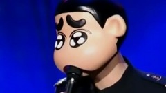 深情相拥  头发乱了