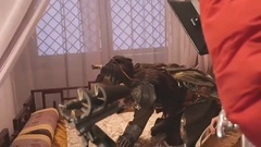 电视剧<幻城>幕后花絮:卡索梨落神医国床戏拍摄