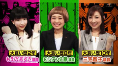 日本娱乐 - 日本大胃王女王们关于恋爱等问题的困扰