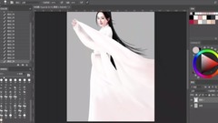 浅浅 大神用PS手绘杨幂白浅全过程,简直美若天仙!