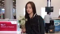 T-ara,咸慇晶(T-ara) - 恩静到达泰国曼谷机场
