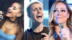 Mariah Carey,Justin Bieber,Selena Gomez,欧美群星,Ariana Grande - 尴尬!欧美歌手现场假唱被戳穿合辑