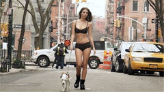 穿内衣出门遛狗!Emily Ratajkowski最新广告短片