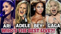 现场VS录音室 欧美DIVA唱功对决!