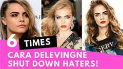 鬼马超模Cara Delevingne回怼黑粉!