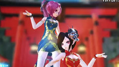 王者荣耀-花木兰x荆轲MMD