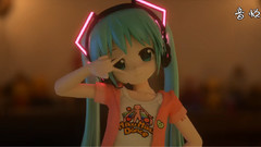 小小萝莉MIKU手办