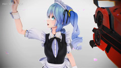 Miku女仆装和兰博基尼的邂逅