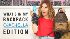 第一次去Coachella音乐节,她的包里都有啥?