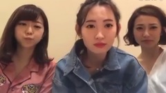 『優菜見守隊』小嶋陽菜ins-偶遇途中 with大島優子.峯岸みなみ