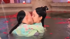 电视剧<龙珠传奇>幕后花絮:杨紫.秦俊杰吻戏现场甜蜜曝光