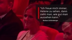 NDR Talkshow mit Helene Fischer, als sie ihren Rock hebt