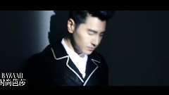 赵又廷着玄衣稳重痴情玉树临风 时尚芭莎拍摄花絮