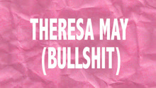 Cherryade - Theresa May (Bullshit) 歌词版