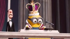 电影<卑鄙的我>片段 成为国王的小黄人