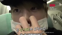 Music Bank in Singapore Airplane Self Cam 防弹少年团 cut