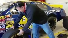 电影<赛车总动员3>极速挑战 拍摄花絮 赛道探班