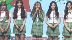 Q&A - 2nd Mini Album 'SCHXXL OUT' Showcase 中文字幕 17/08/23(pristin吧)