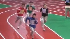 偶像运动会 防弹少年团  400m接力