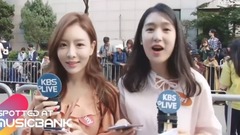 [Spotted At 音乐银行] 入程采访及见仪-Weki Meki&DIA&泫雅&宣美