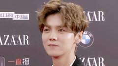 芭莎慈善夜红毯 鹿晗cut