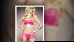 英超女神俏皮内衣秀 嫩白肤脂蕾丝令人醉