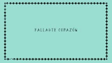 Fallaste Corazón (Concierto en Vivo)