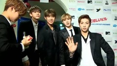 2017SOBA颁奖礼后台飞吻 说我爱你