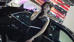 2015韩国车展 性感大波美女车模