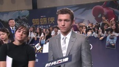 <蜘蛛侠:英雄归来> 中国首映时光网红毯采访
