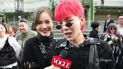 曾之乔看CHANEL大秀与GD及多位明星相见欢