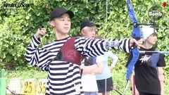 37 [BANGTAN BOMB] BTS Practicing Archery @ 2016 ISAC CUT