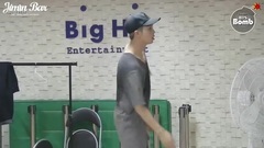59 [BANGTAN BOMB] BTS RM and Jin Dance Stage Behind the scene for BTS DAY PARTY 2016 CUT