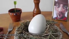 DINOSAUR (BABY) EGG for LUNCH! Kluna Tik Dinner #85 _ ASMR eating sounds no talk