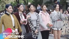 [Spotted at音乐银行] 采访及入程停仪