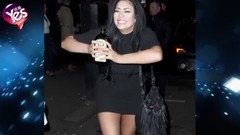 女星夜店外醉酒慘摔跤