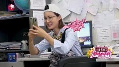 李治廷马丽穿宇航服搞怪大摆pose 张歆艺无奈