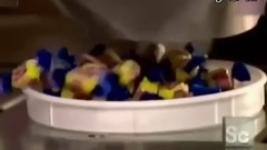 五颜六色的口香糖是怎么生产出来的,看的好过瘾!