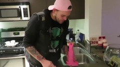 WE MADE AN ALIEN DILDO BONG!!