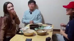 真是一次愉快的蹭饭 不过吃完还要洗碗 跟着姜虎东太痛苦