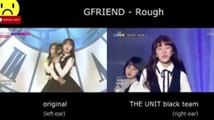 The Unit  Rough表演与原版对比(GFriend)