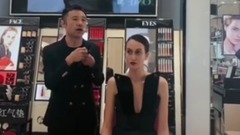 重庆DK外籍模特Armani彩妆秀