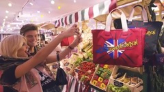 Pixie Lott - Pixie and Oliver tour Dolce&Gabbana’s Italian Christmas at Harrods - Part 1