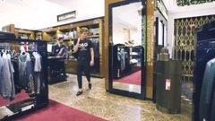 Pixie Lott - Pixie and Oliver tour Dolce&Gabbana’s Italian Christmas at Harrods - Part 2