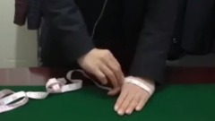 独一无二的滑袖牌技手法揭秘教学扑克魔术大师