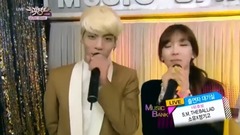 音乐银行待机室采访