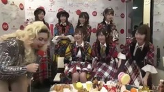 红白楽屋 AKB48出场部分